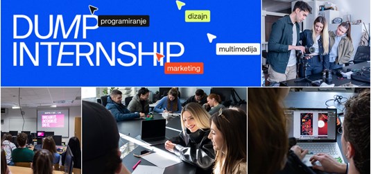 DUMP Internship ponovno otvara prijave: Šest mjeseci praktičnog učenja i rada na projektima